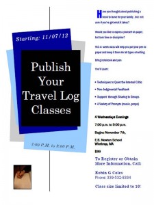 Publish Your Travel Log Class