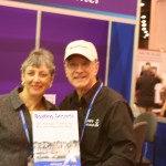 Bob May of No Wake Bob's Radio Show and Robin G Coles with her book Boating Secrets
